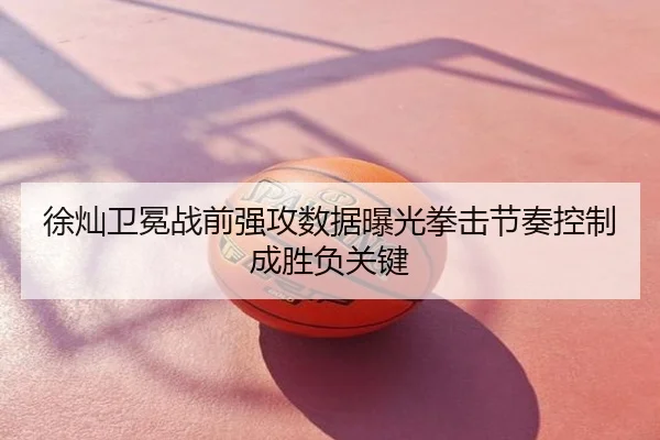 徐灿卫冕战前强攻数据曝光拳击节奏控制成胜负关键
